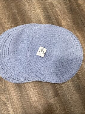 Target Light Blue Braided Round Placemat